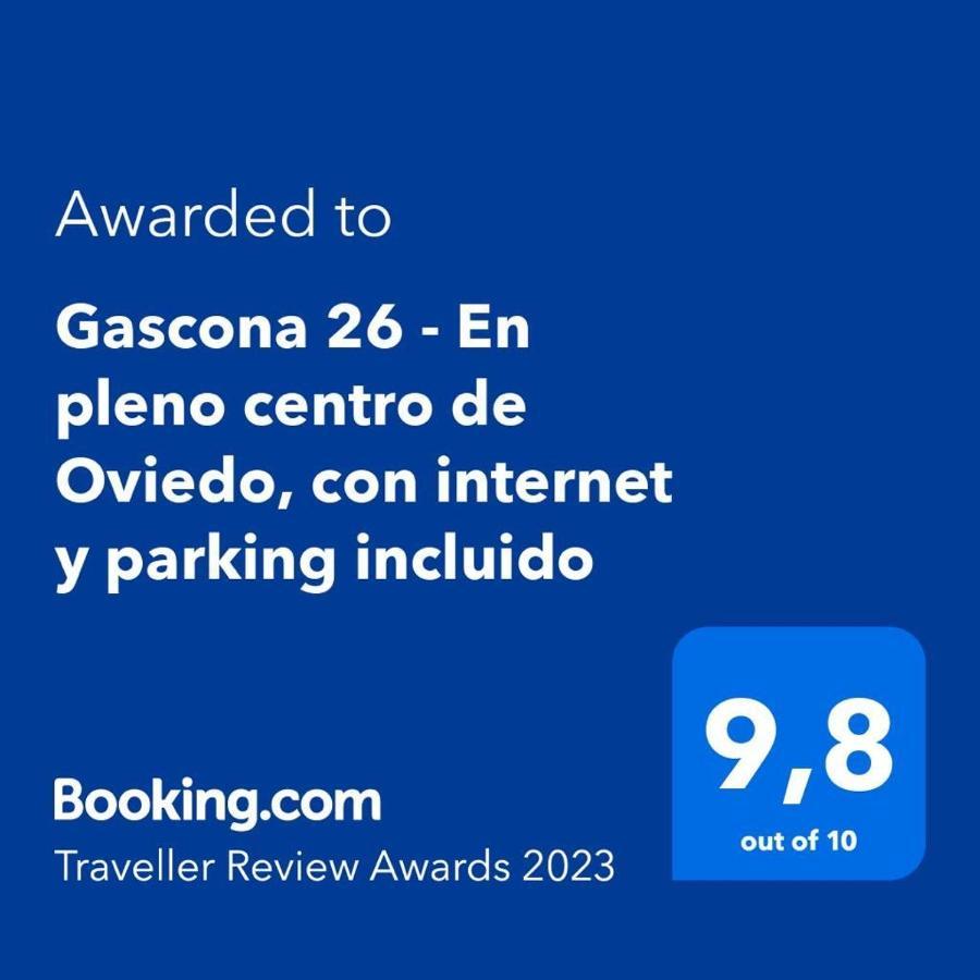 Gascona 26 - Pleno Centro, Muy Tranquilo, Parking Gratis En Mismo Edificio, Ascensor, Wifi Διαμέρισμα Οβιέδο Εξωτερικό φωτογραφία